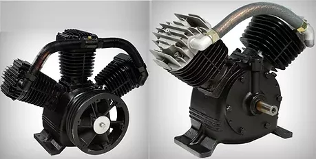 Replacement piston pumps for air compressors
