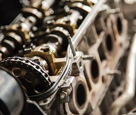 Mechanical components during an equipment overhaul