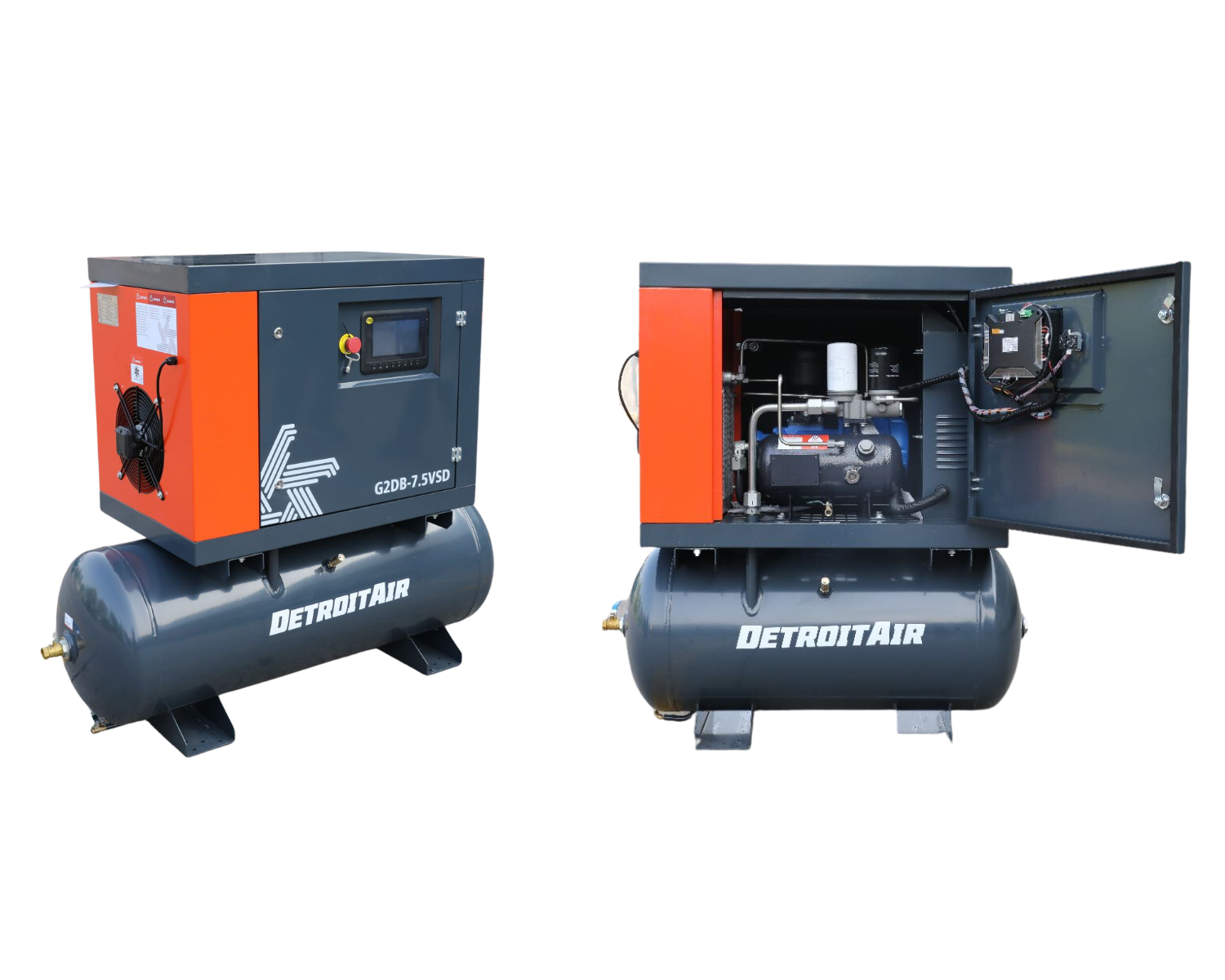 Detroit Air 220V rotary screw compressors